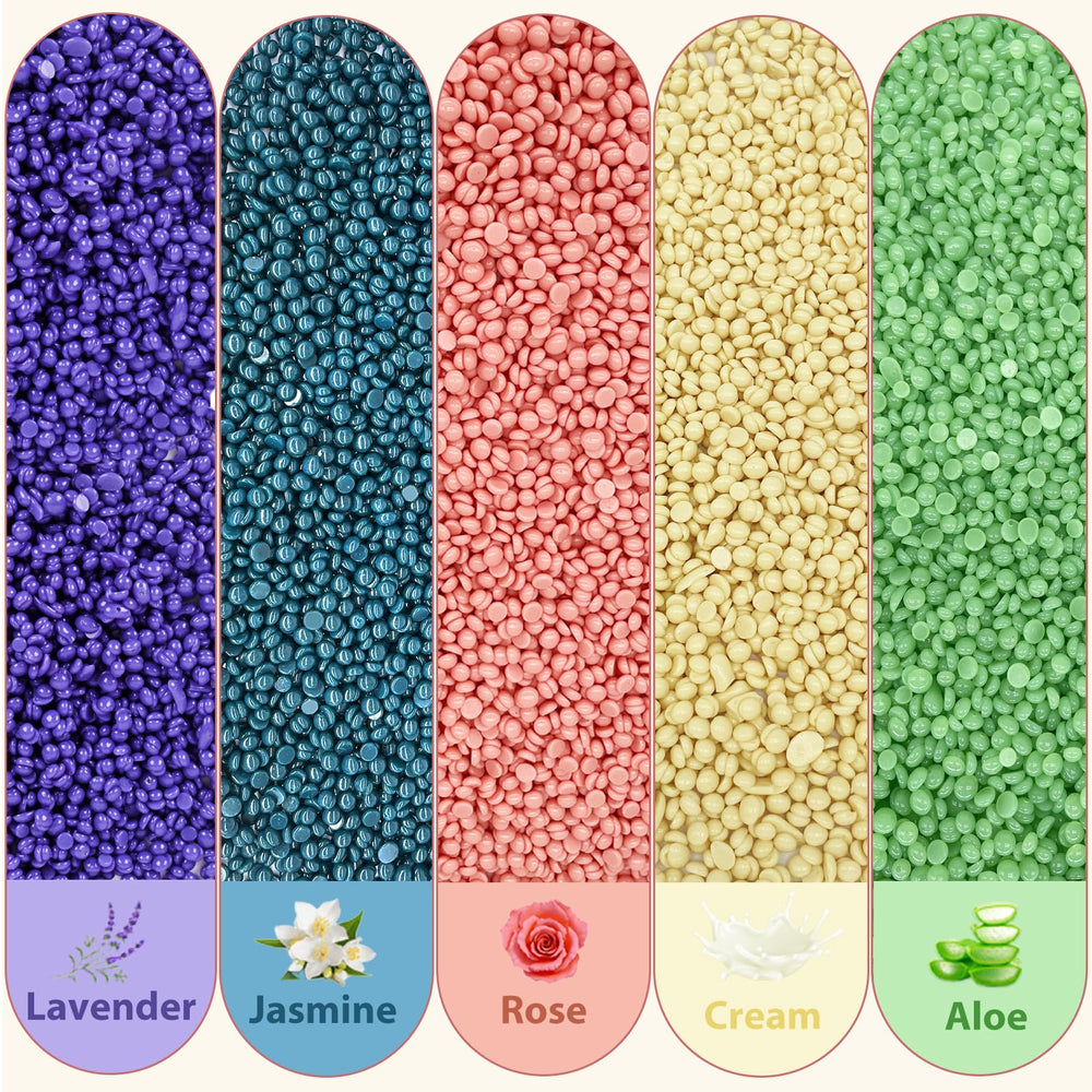 ANREACHO face bikini beads demonstrate gentle formula for sensitive skin.