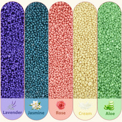 ANREACHO face bikini beads demonstrate gentle formula for sensitive skin.
