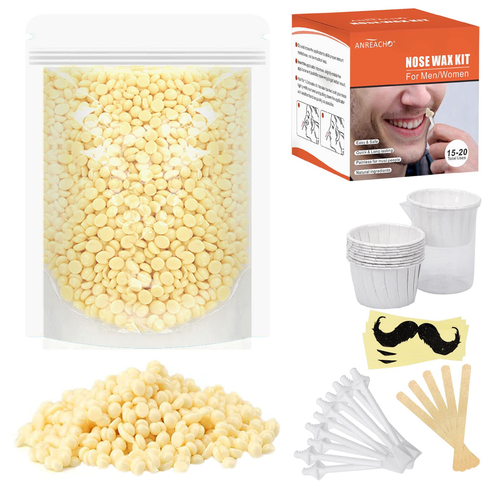ANREACHO nose and ear hair wax kit box for easy at-home grooming
