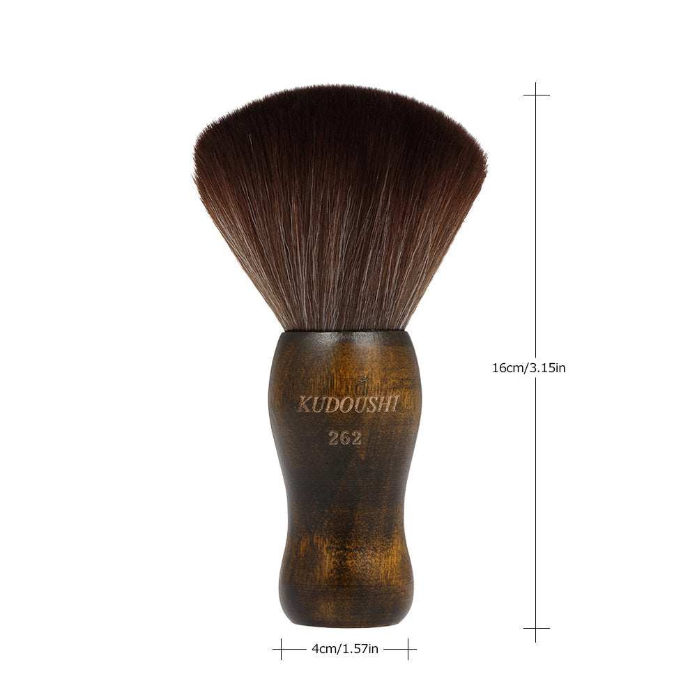 Anself natural fiber brush with soft, dense fibers for thorough cleaning