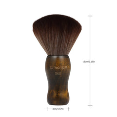Anself natural fiber brush with soft, dense fibers for thorough cleaning