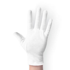 ANSMIO cotton gloves two-pairs pack, soft nighttime skin care.