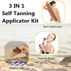 ANSPHIE back applicator helps reach hard-to-reach areas for even results.