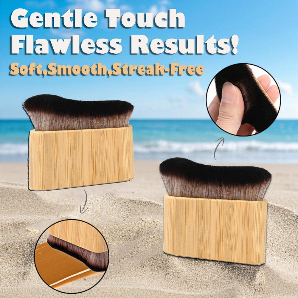 ANSPHIE pincel kabuki rostro para áreas delicadas y mezcla precisa.