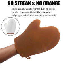 ANSPHIE tanning brush detail for precise blending on feet, hands, and face.