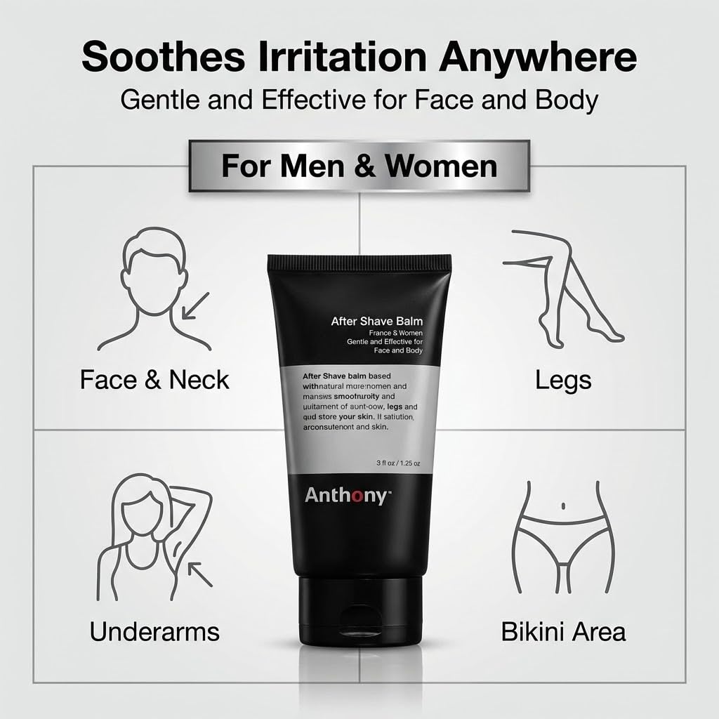 Anthony After Shave Balm post-shave care for daily use
