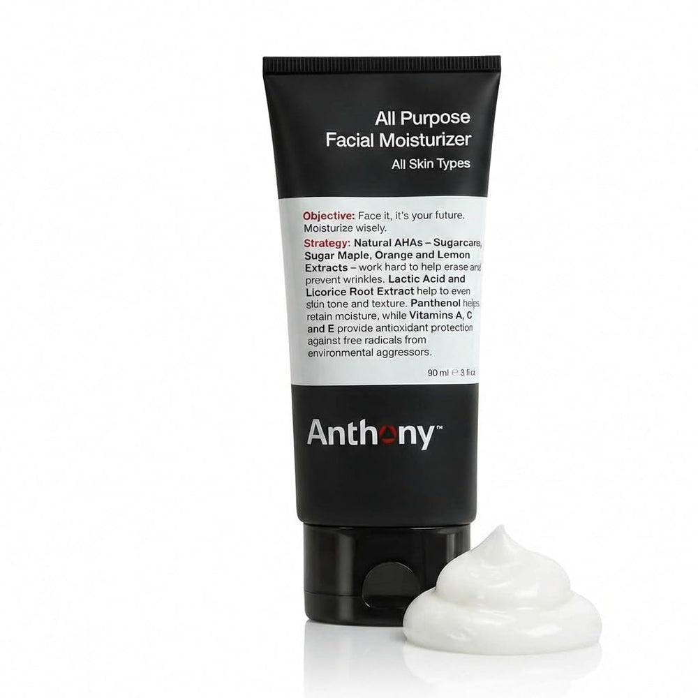 Anthony all-purpose facial moisturizer bottle — lightweight hydration for daily use.
