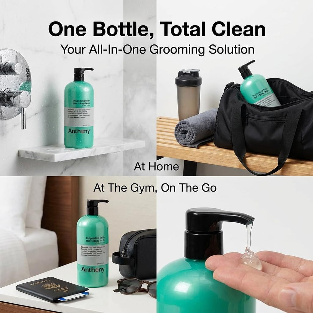 Bulk size packaging of Anthony Invigorating Rush for home use