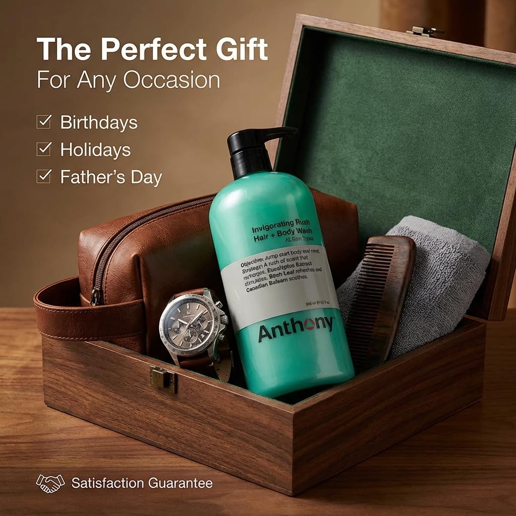 Daily-use convenience of Anthony Invigorating Rush 2-in-1 gel