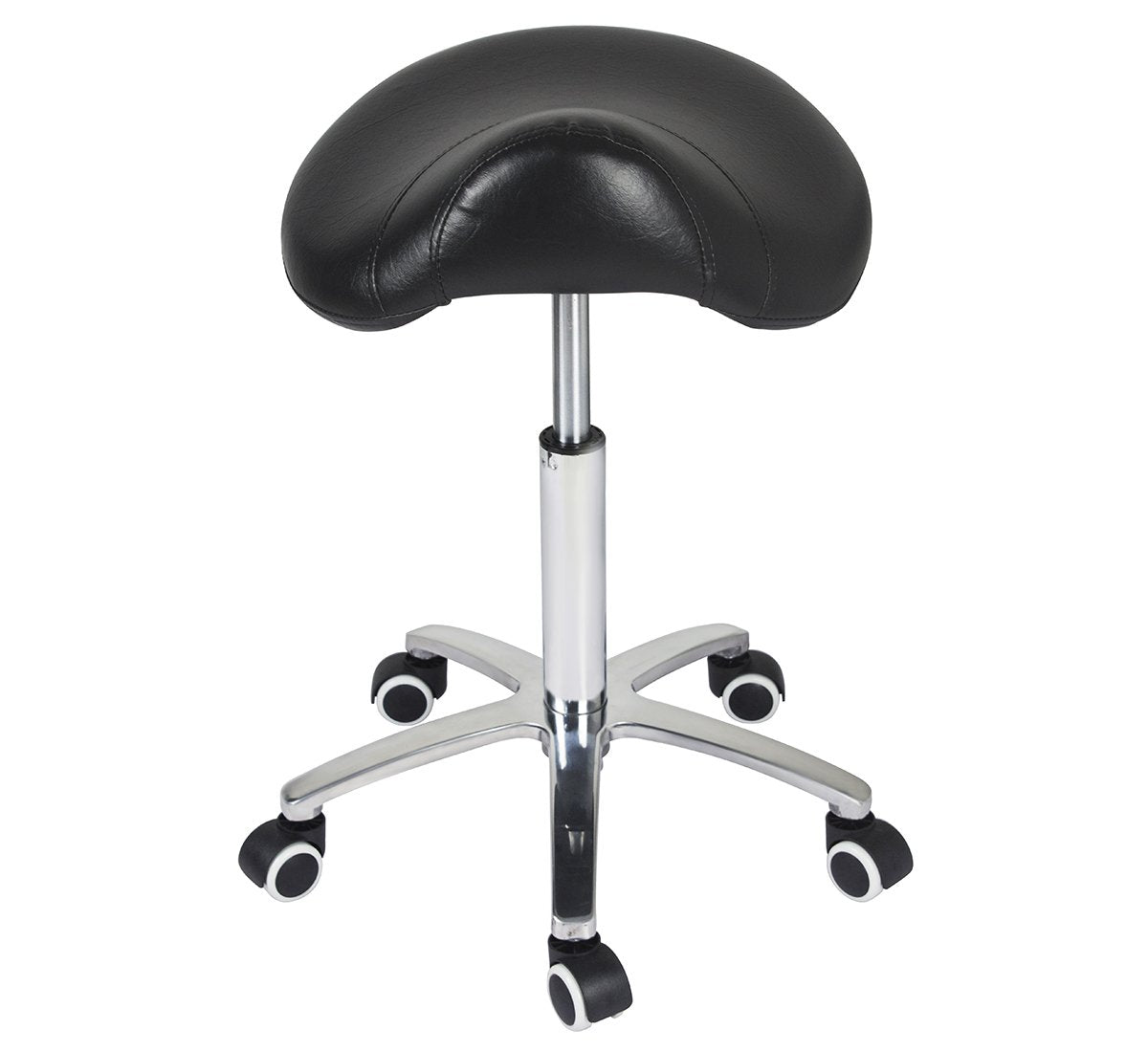 Antlu saddle stool backless rolling chair for ergonomic comfort in clinics.