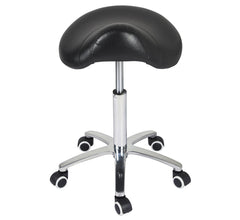 Antlu saddle stool backless rolling chair for ergonomic comfort in clinics.