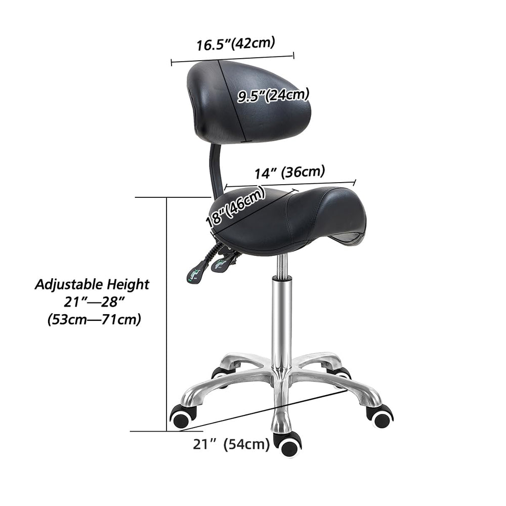 Antlu saddle stool chair adjustable height for varied tasks and users.