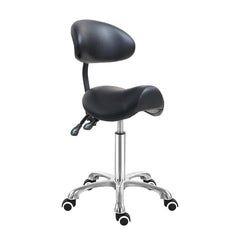 Antlu saddle stool chair with backrest supports posture during long sessions.
