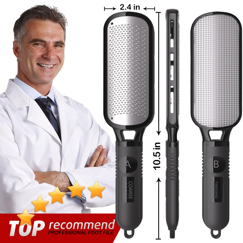Antonki foot file performs well in dry or wet use.