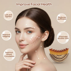ANUWKS Lymphatic Contour Brush reduces puffiness with gentle strokes.