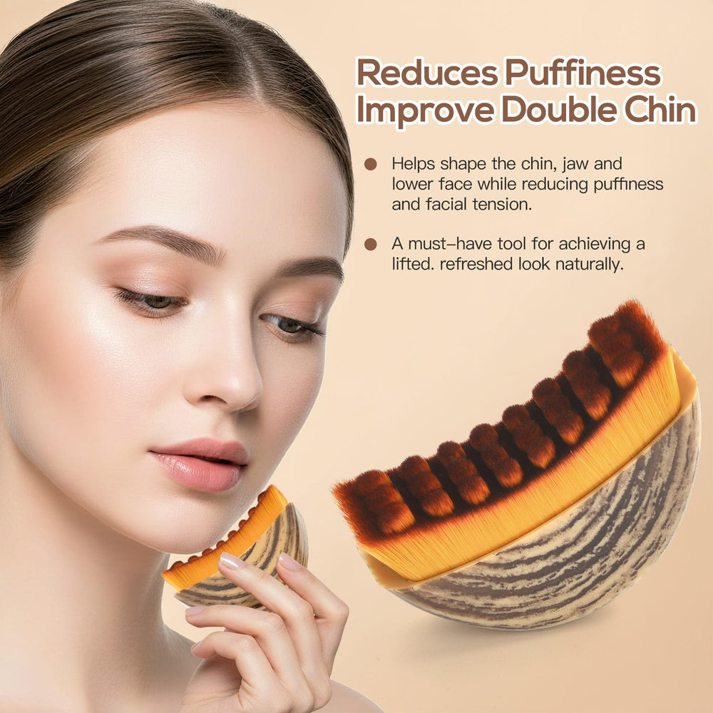 ANUWKS Contour Brush enhances absorption when used with serums.