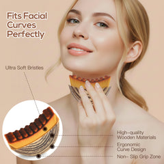 ANUWKS Lymphatic Brush uses ultra-soft bristles for sensitive skin.