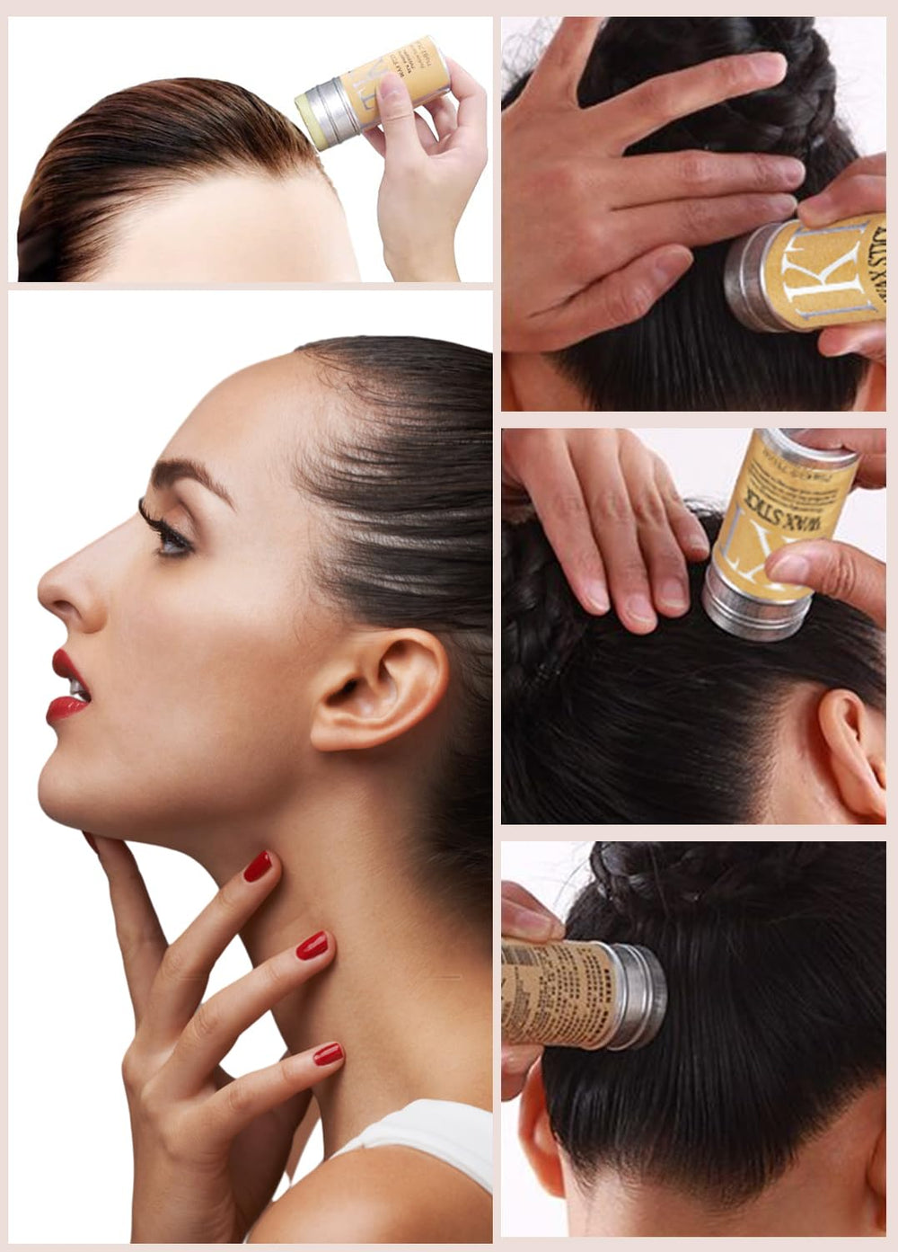 AnWoor barra de cera para cabello, tamaño portátil y práctico.