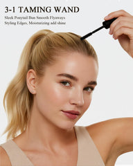 AnWoor Rat Tail Comb enables precise parting and even product distribution.