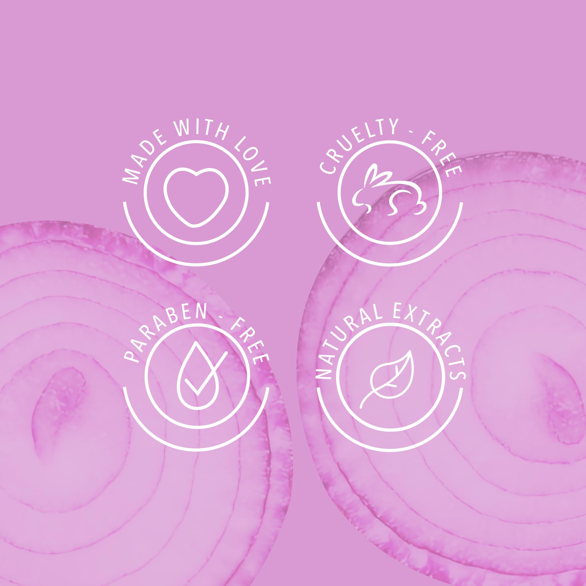 ANYELUZ onion extract and biotin focus image suggesting growth-friendly routine.