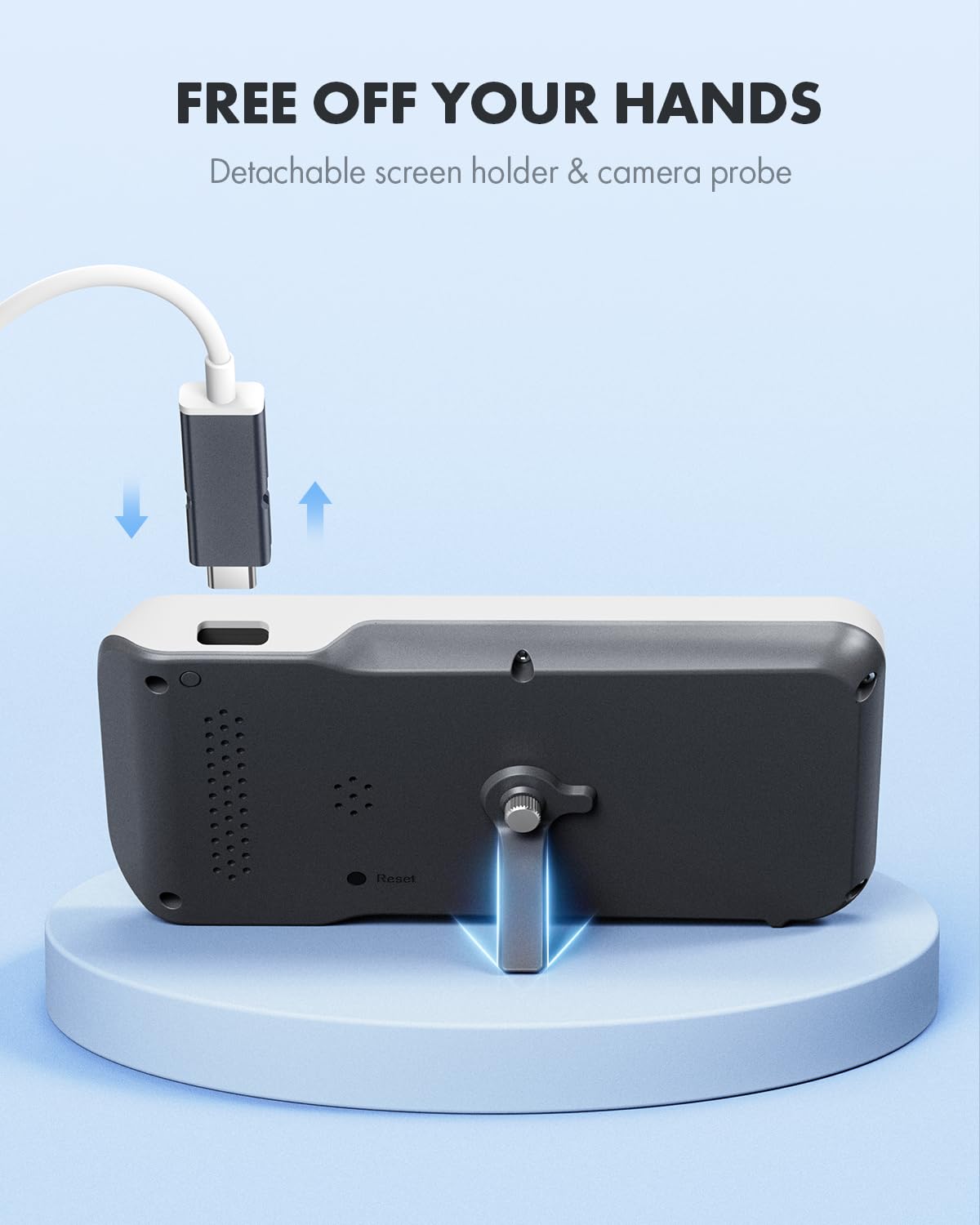 Anykit USB charging cable powers the device for ongoing use.