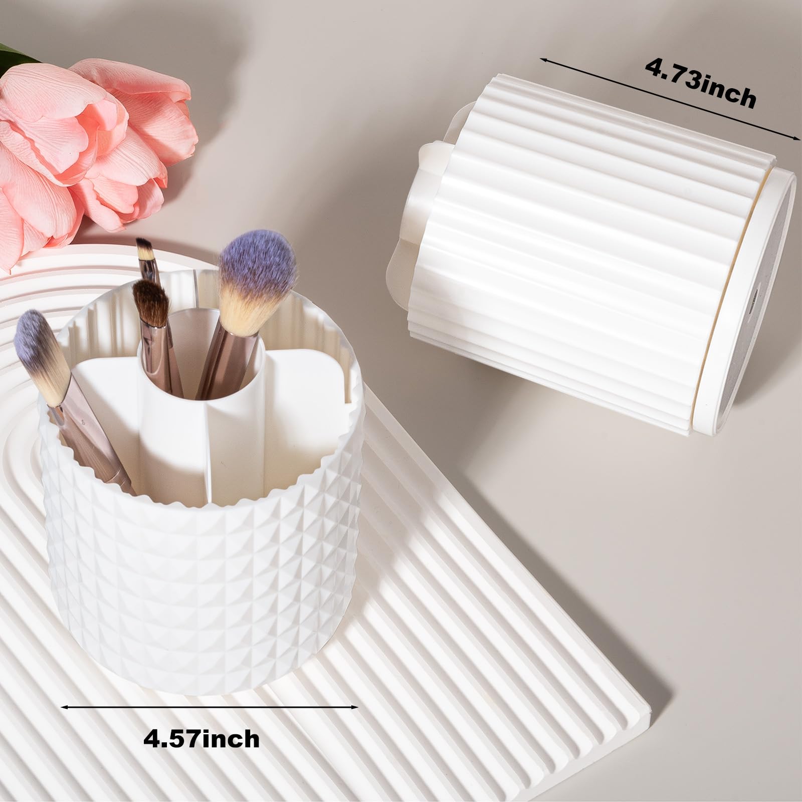 Anyoifax spinning storage cup for quick product selection.
