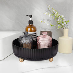 Anyoifax vanity organizer with lychee-texture base blends into decor.
