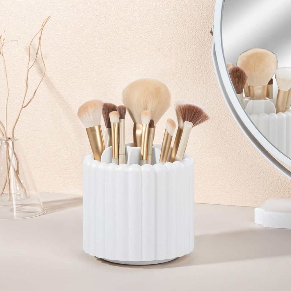 Anyoifax elegant striped design adds a refined touch to your vanity.