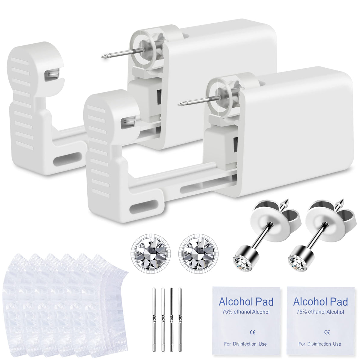 Anzero kit de perforación de cartílago para casa, uso seguro y cómodo.