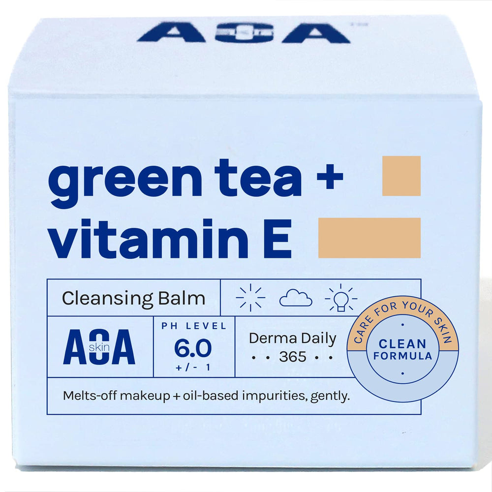 AOA STUDIO bálsamo desmaquillante té verde, textura cremosa para desmaquillar suave
