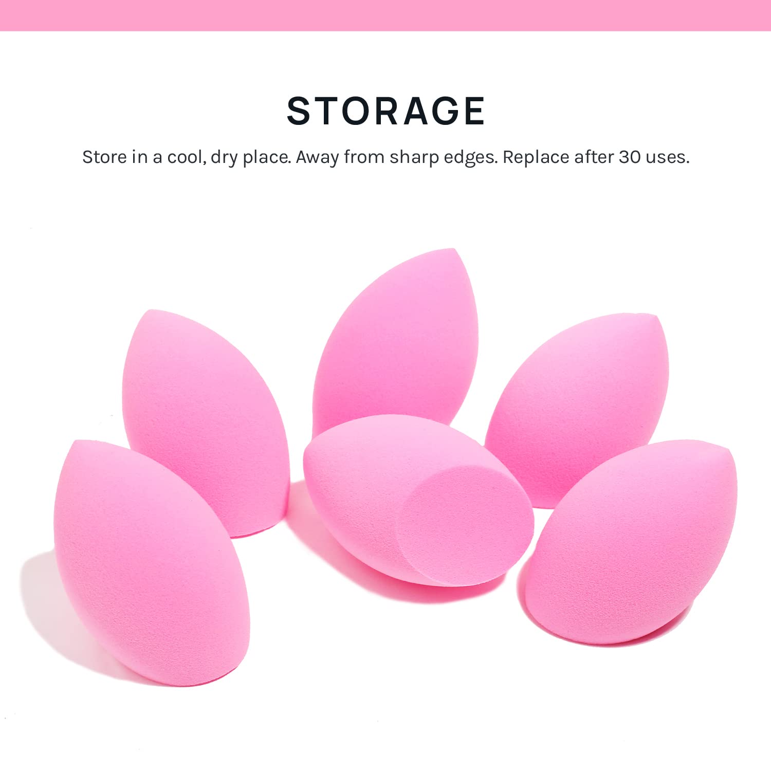 AOA Studio makeup sponge set pink reusable and easy to clean.