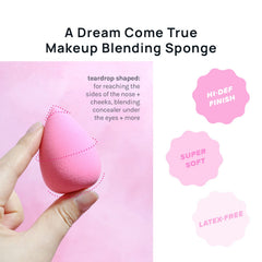 AOA STUDIO latex-free sponge ideal for concealer and base touch-ups.