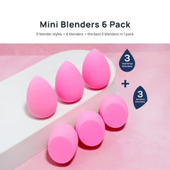 AOA STUDIO MiNi teardrop contour sponge for seamless blending.