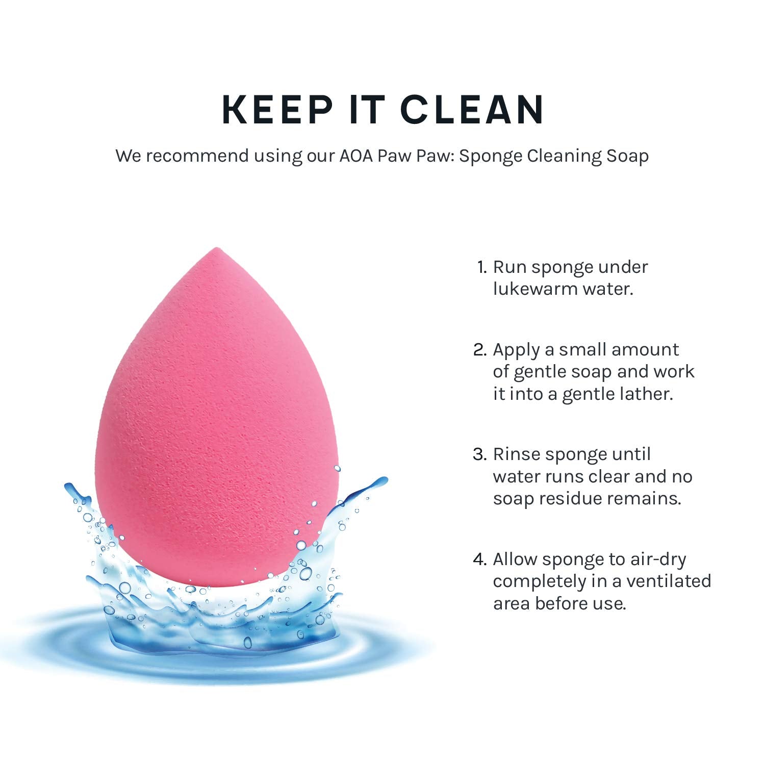 AOA STUDIO MiNi sponge kit for wet or dry application.