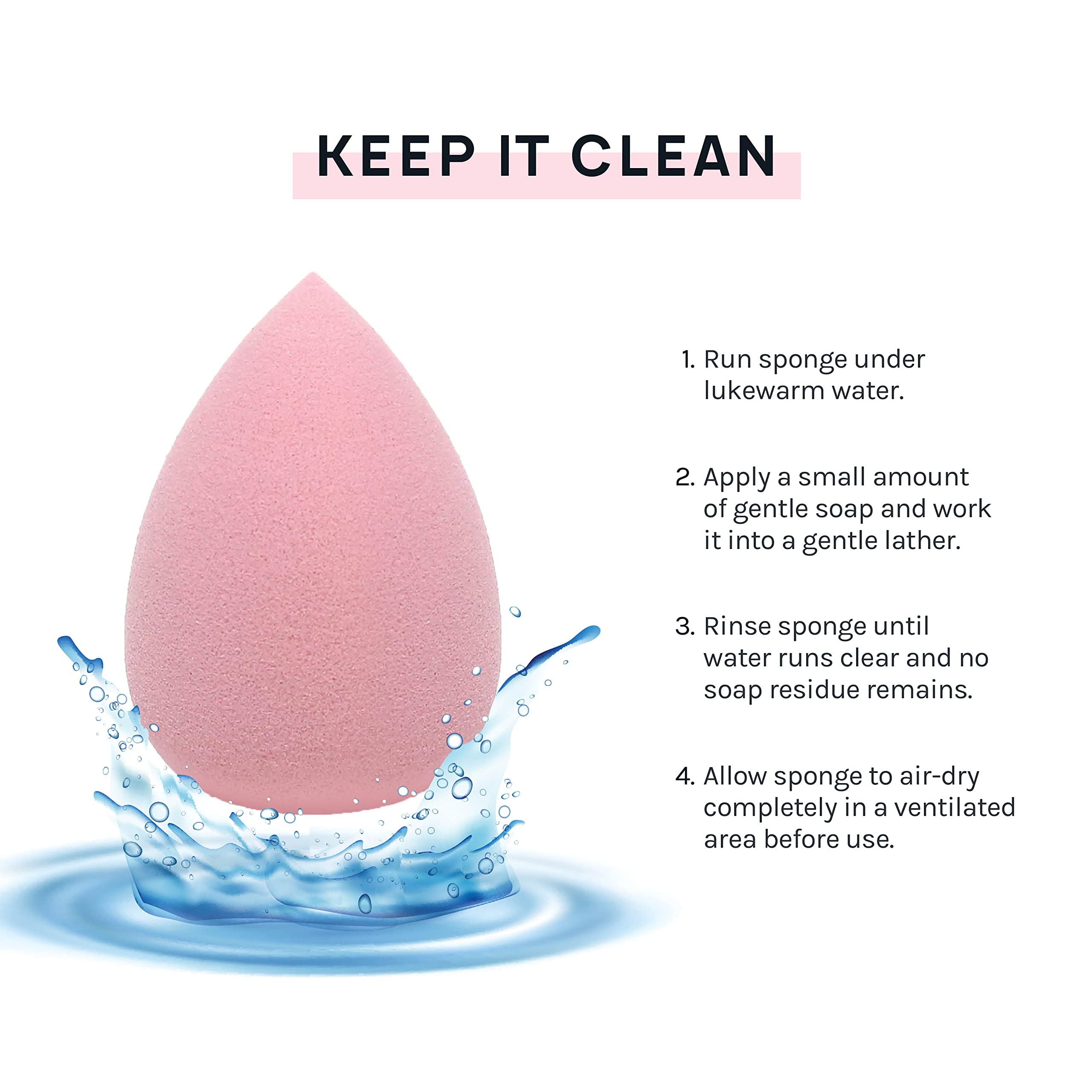 AOA Studio Mochi sponge easy-clean surface for quick maintenance