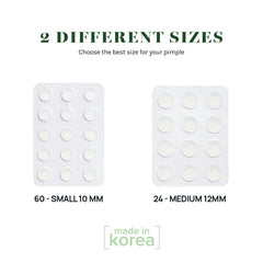 Parche AOA Studio absorbente de 12 mm para imperfecciones, cobertura discreta.