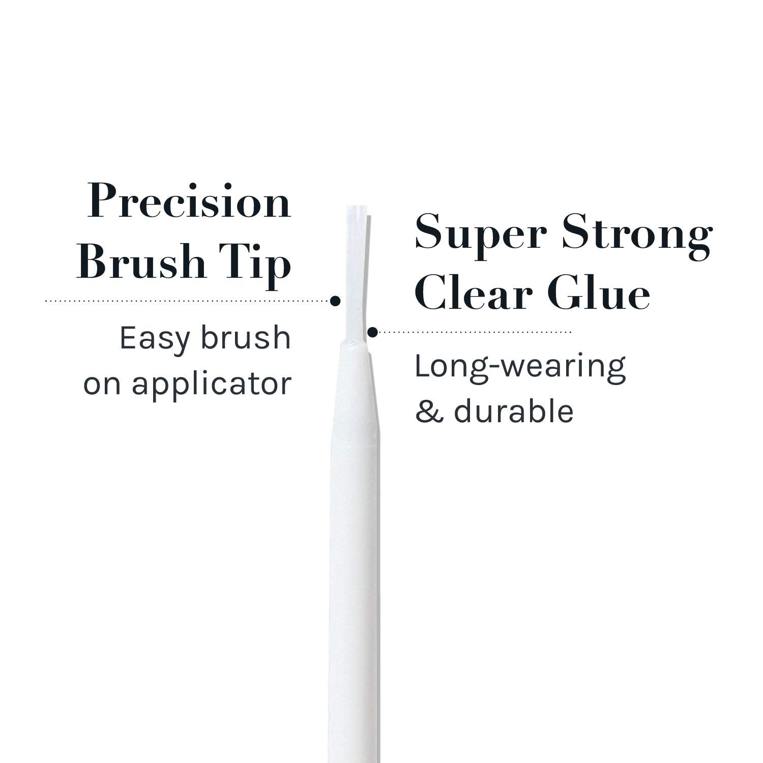 AOA Studio lash adhesive brush-applicator for precise application.