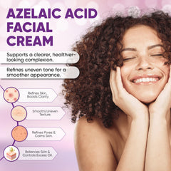 AOBBIY Azelaic Cream texture close-up highlighting micro-encapsulated formula
