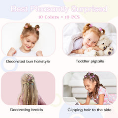 AOENJIE retro 90s flower clips add nostalgia to everyday outfits.