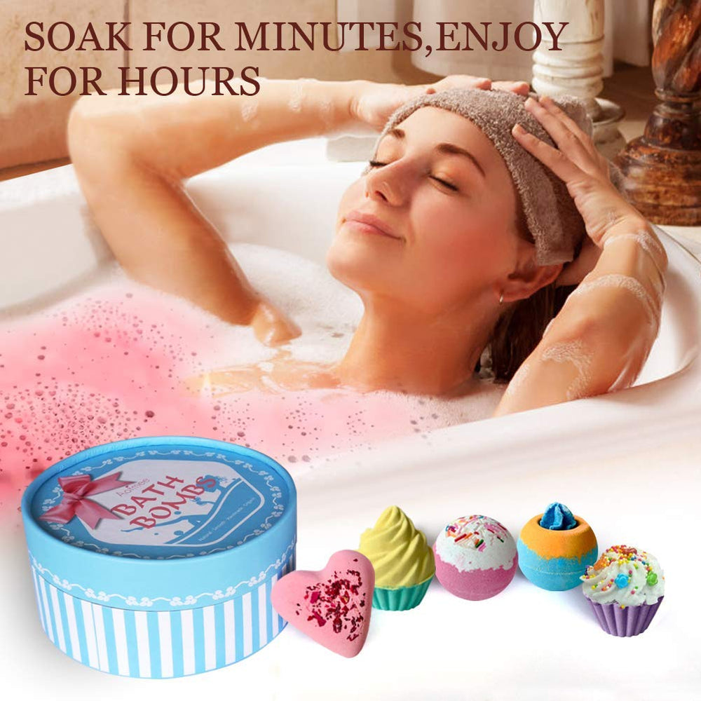 Aofmee bomba de baño ideal para spa casero y descanso nocturno