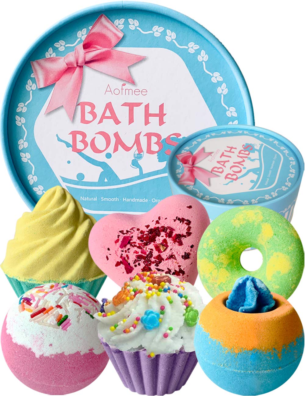 Bomba de baño Aofmee: set regalo de 6 piezas para sorprender