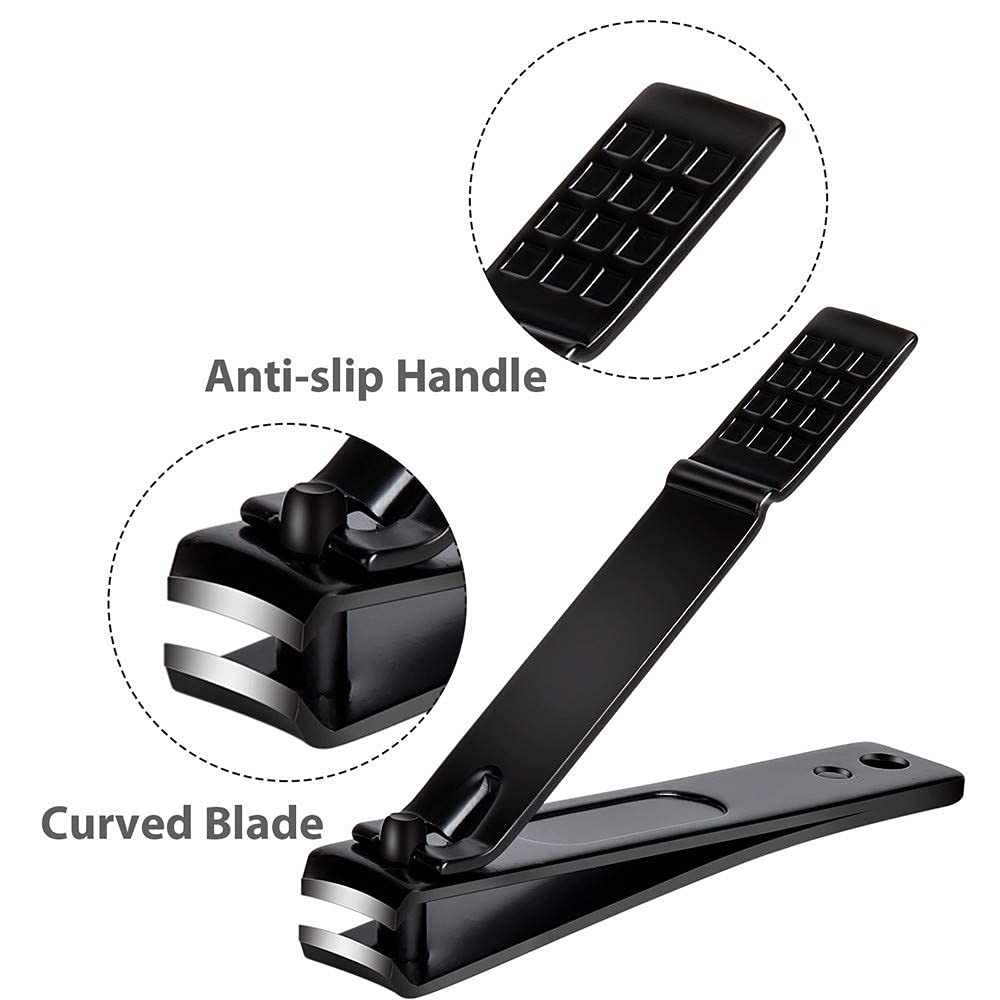 Aogeili large nail clipper comfortable grip for thicker nails.
