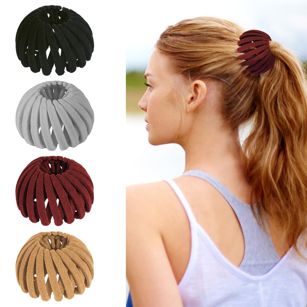 Aokid pinza cabello nido pajaro magico, vista frontal, ideal para peinados duraderos.
