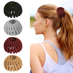 Aokid pinza cabello nido pajaro magico, vista frontal, ideal para peinados duraderos.
