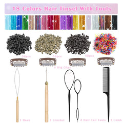 Aokomisu tinsel kit tools enable easy at home application