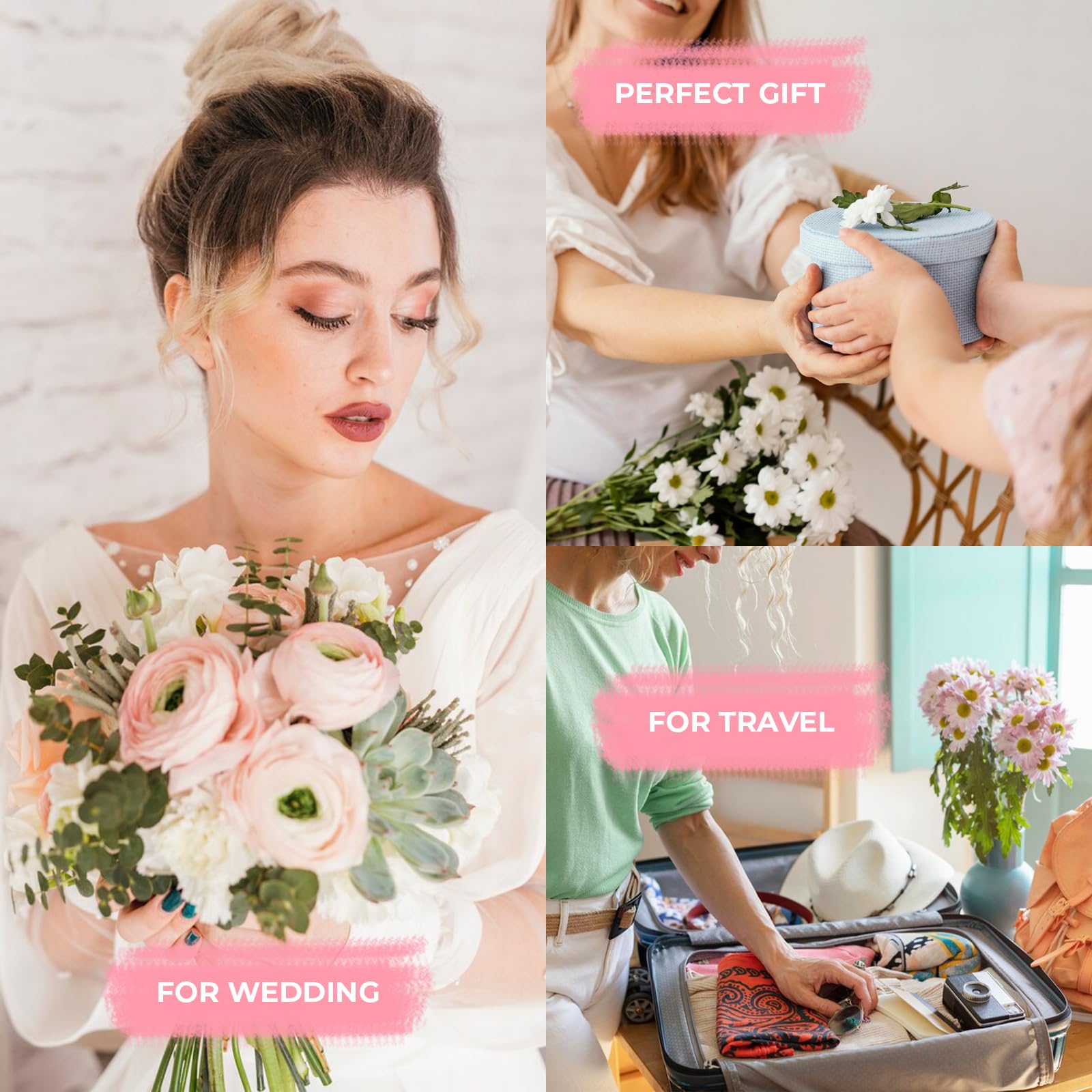 AOLRNALI bridal emergency kit hair accessories secure hairstyles all day.