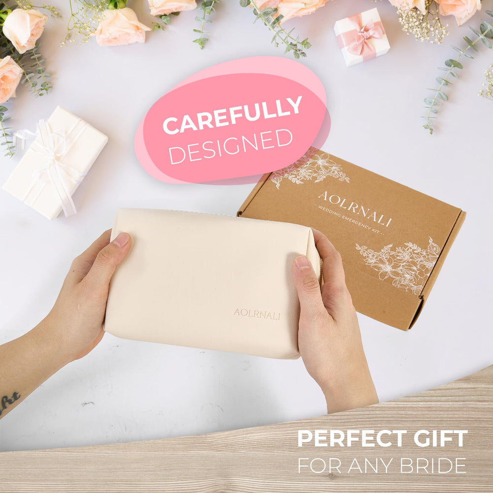 AOLRNALI bridal emergency kit stain removal wipes tackles spills and makeup mishaps.