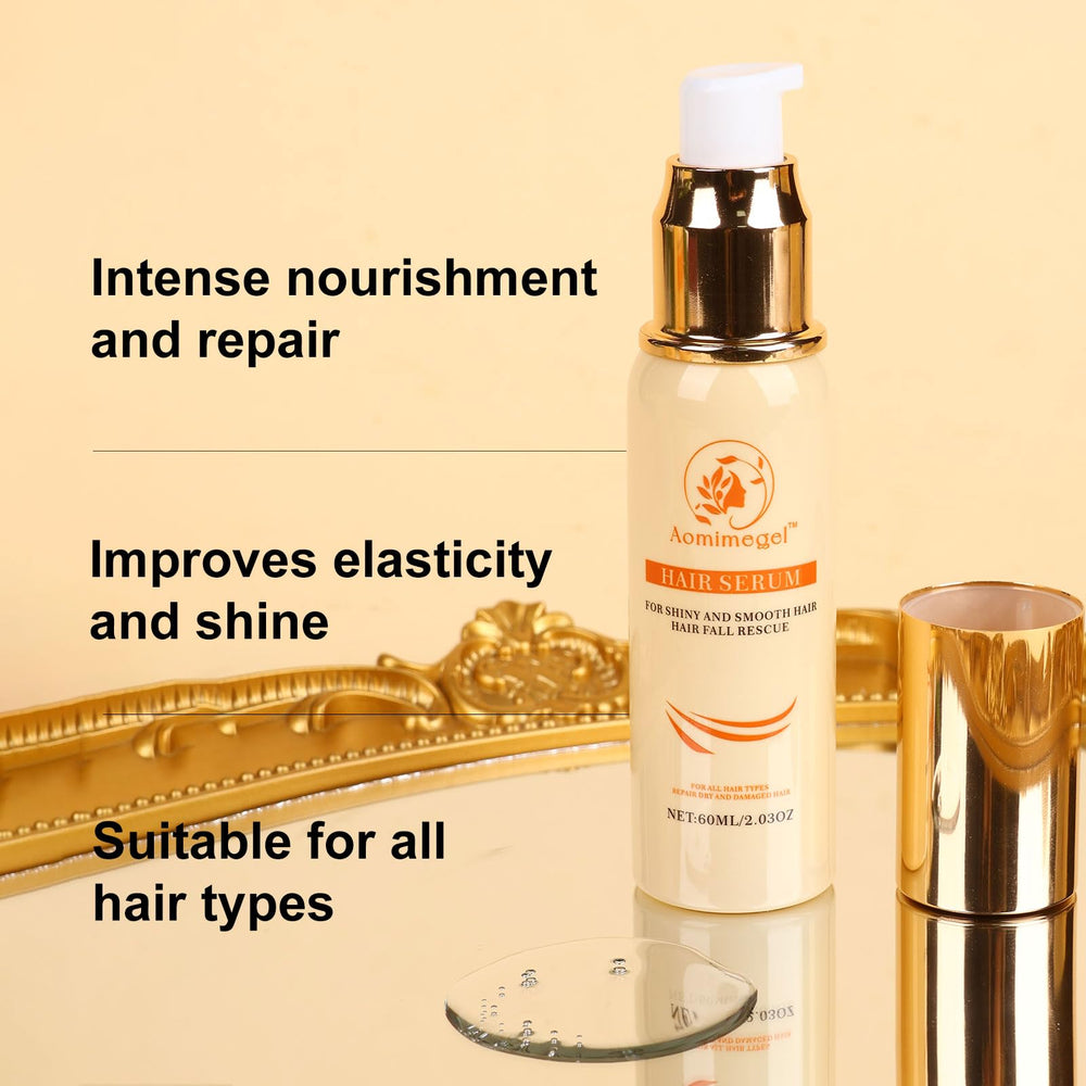 Aomimegel Hair Mask damage repair closeup emphasizes reducing split ends
