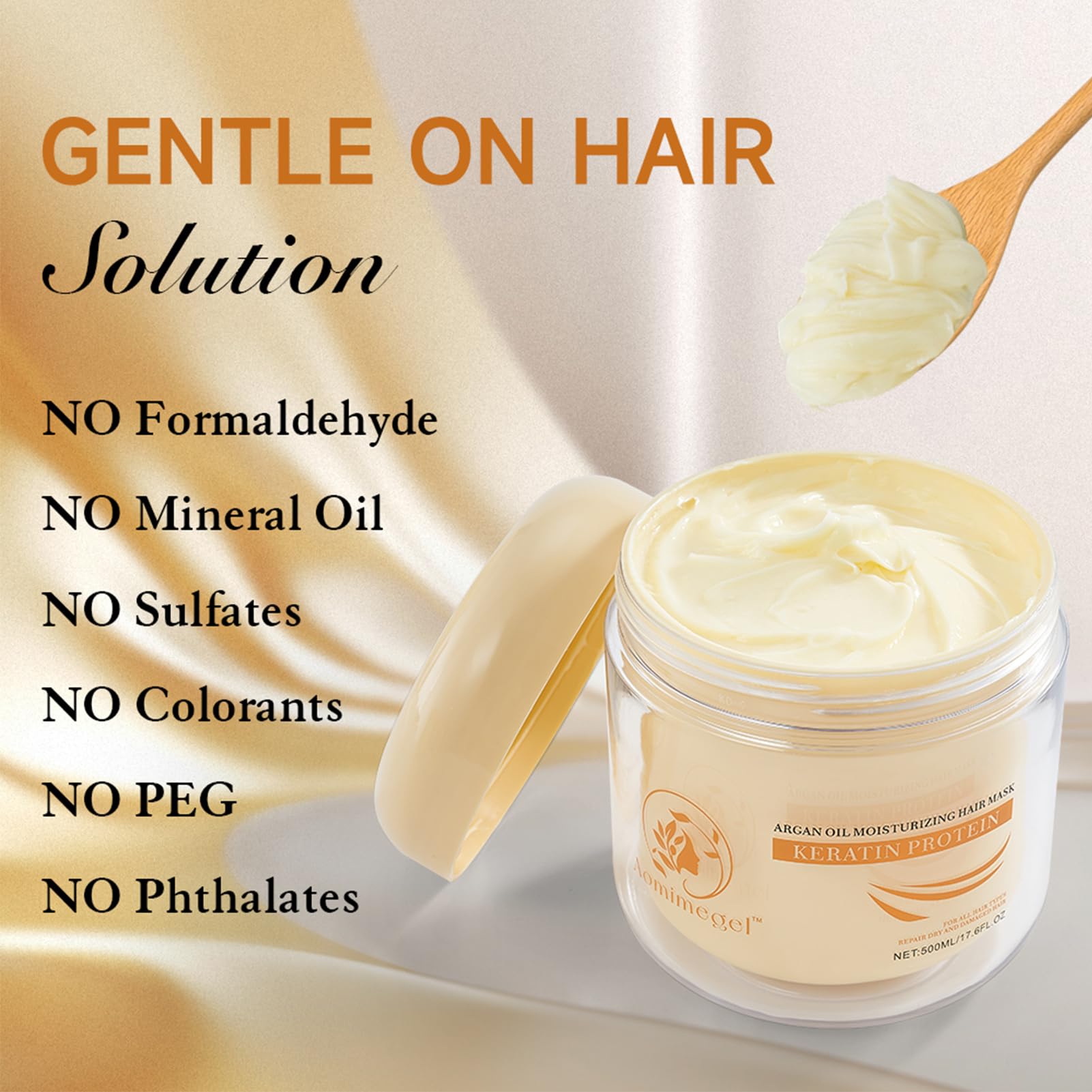Aomimegel hair shine with mirror-like gloss after treatment