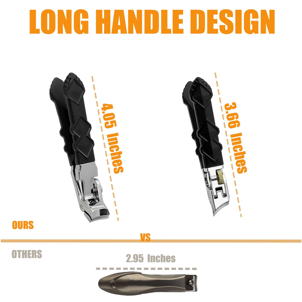 Aondos ingrown toenail clipper featuring a slanted blade for precise edge relief.